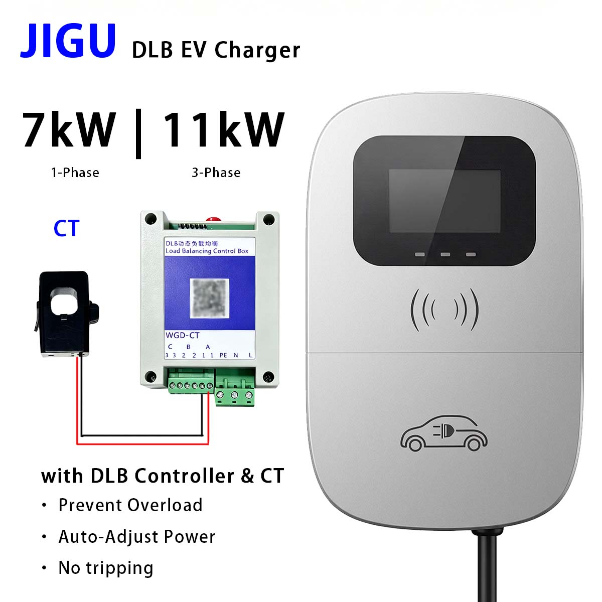 Wallbox Ev - Зарядное устройство JIGU с динамическим балансированием