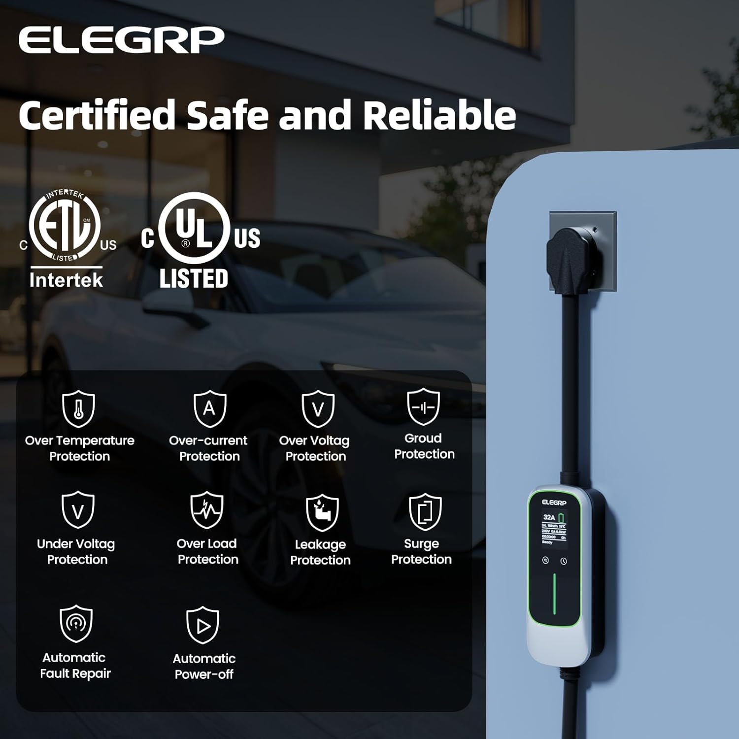 Портативное зарядное устройств – обзор и цена Portable Ev Charger