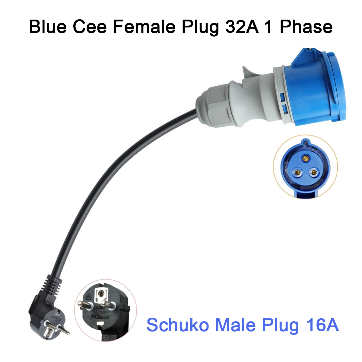 Адаптер NTO Blue CEE (гнездо)  – обзор и цена Ev Charger Adapter