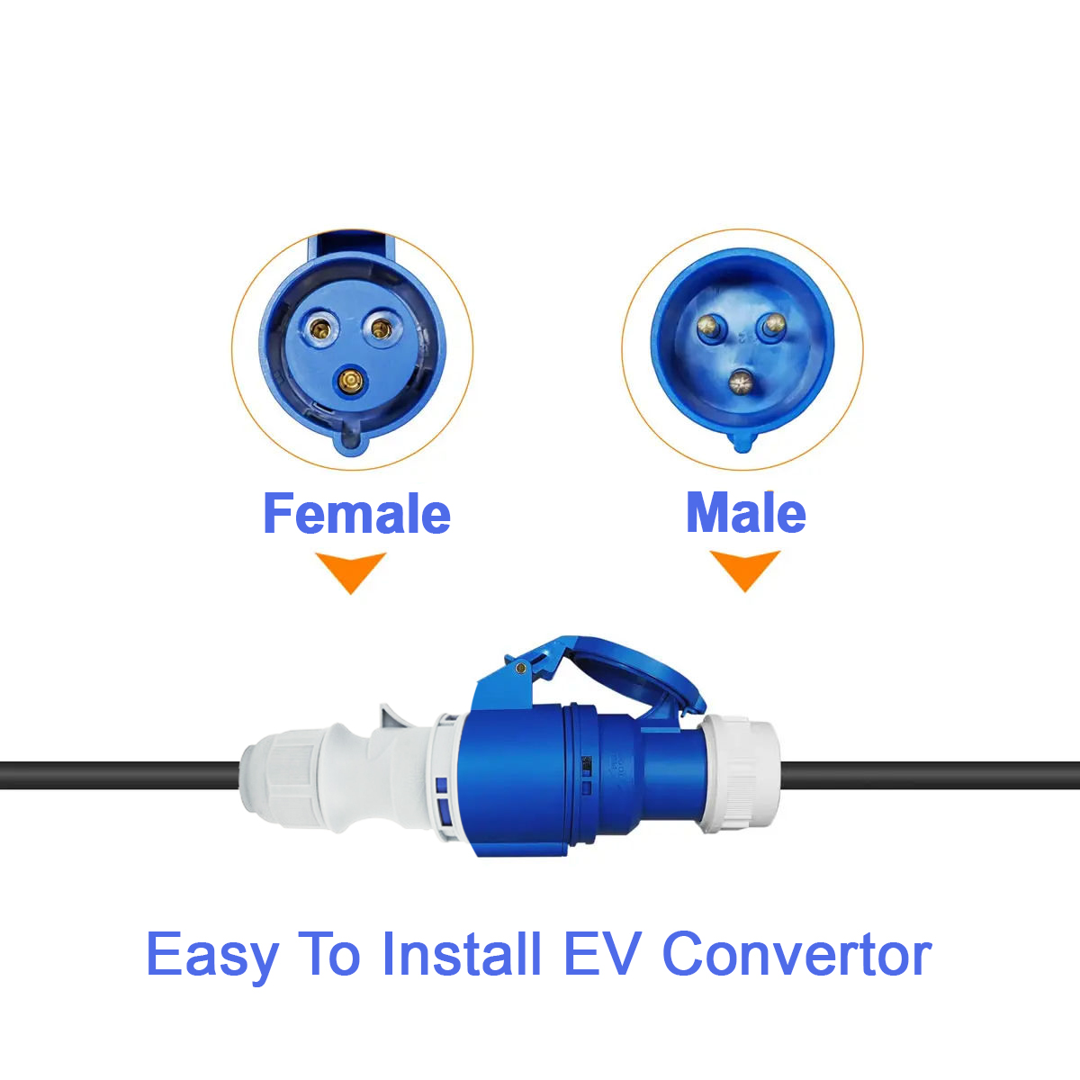 Адаптер NTO Blue CEE (гнездо)  – обзор и цена Ev Charger Adapter