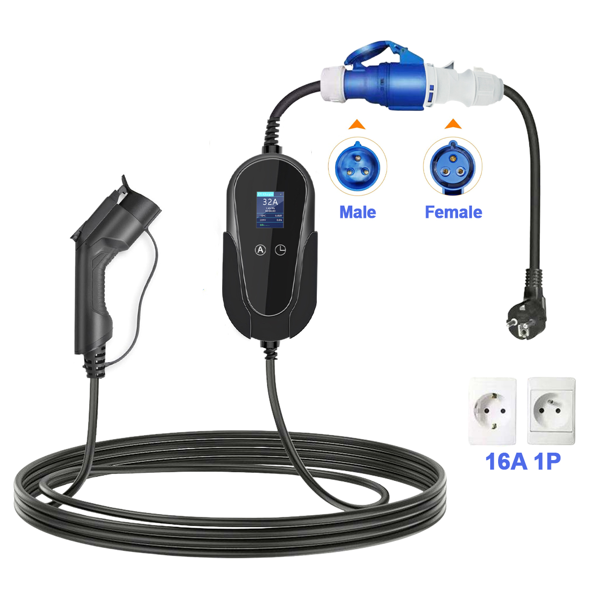 Адаптер NTO Blue CEE (гнездо)  – обзор и цена Ev Charger Adapter