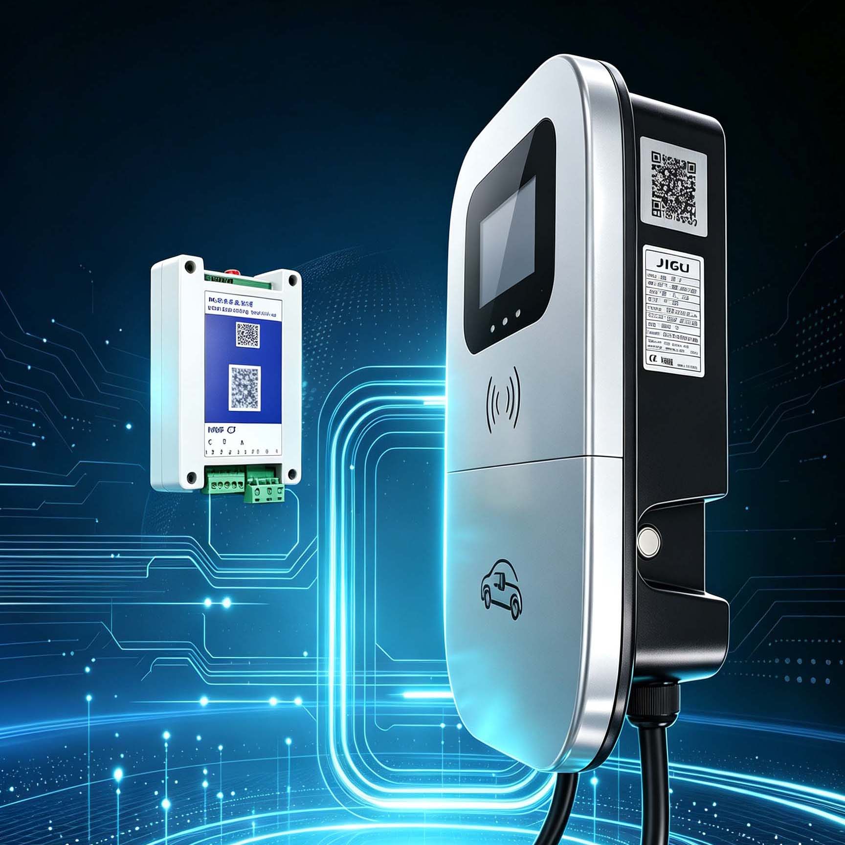 Зарядное устройство JIGU с дин – обзор и цена Wallbox Ev