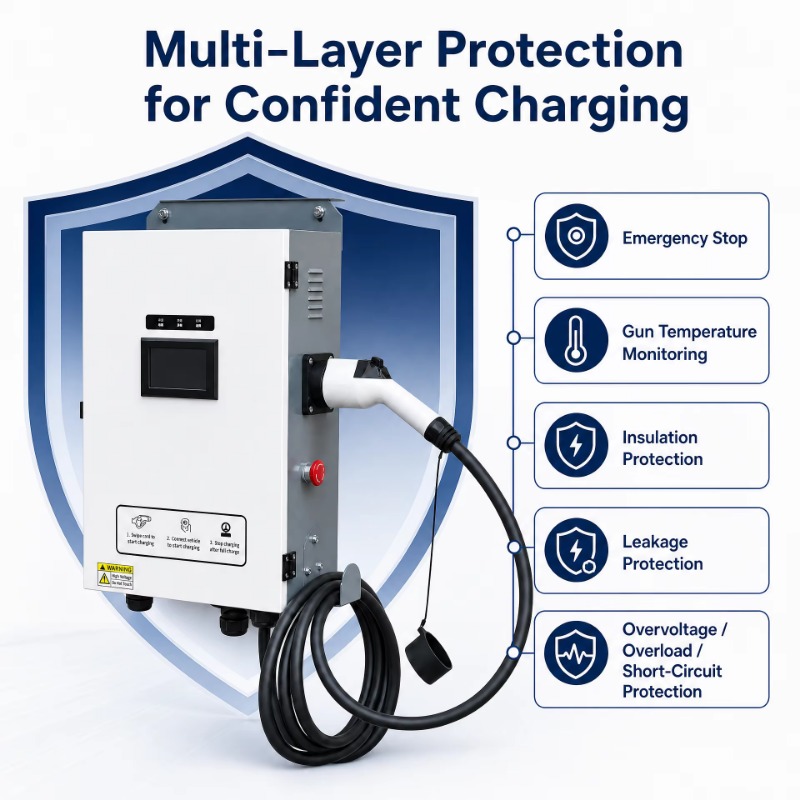 Напольные зарядные станции пос – обзор и цена Fast Ev Charger