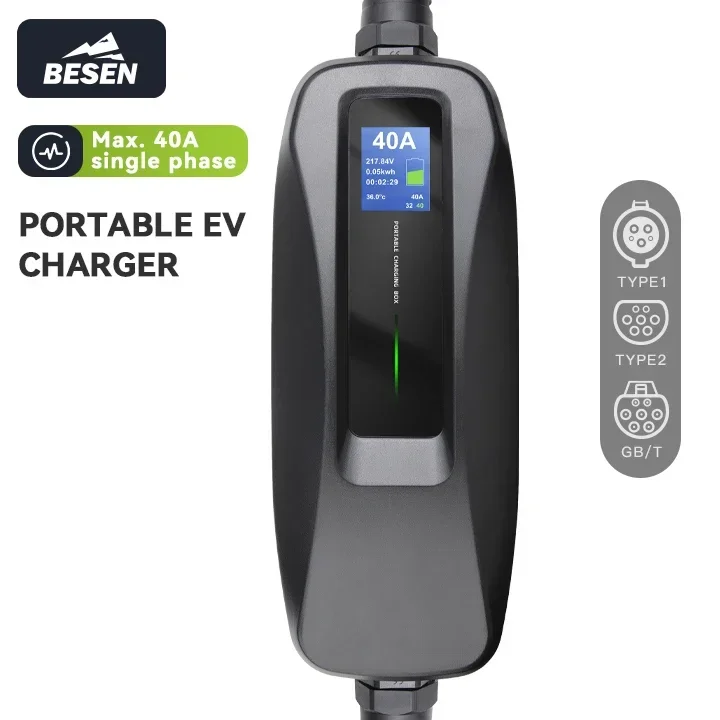 Портативное зарядное устройств – обзор и цена Portable Ev Charger