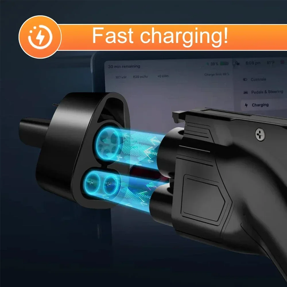 Для Tesla Model 3/X/Y/S Зарядн – обзор и цена Ev Charger Adapter