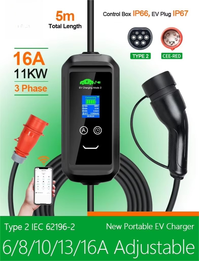 Портативное зарядное устройств – обзор и цена Portable Ev Charger