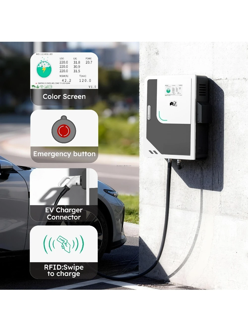 Высокопроизводительная зарядна – обзор и цена Ev Charging Pile