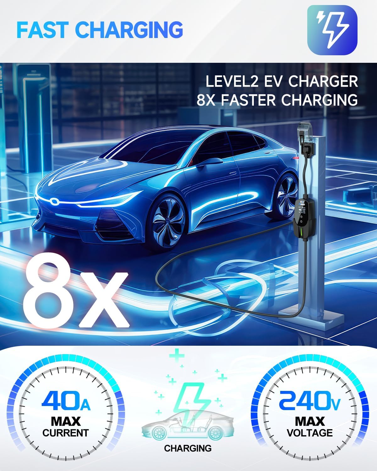 Портативное зарядное устройств – обзор и цена Portable Ev Charger