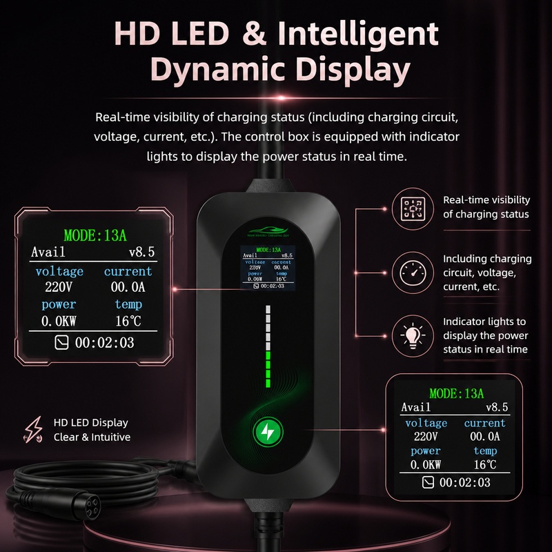 ROMADA 3,5 кВт, портативное за – обзор и цена Portable Ev Charger