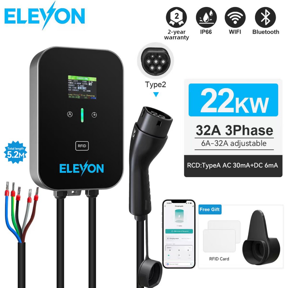 Зарядная станция ELEVON EV 22  – обзор и цена Wallbox Ev