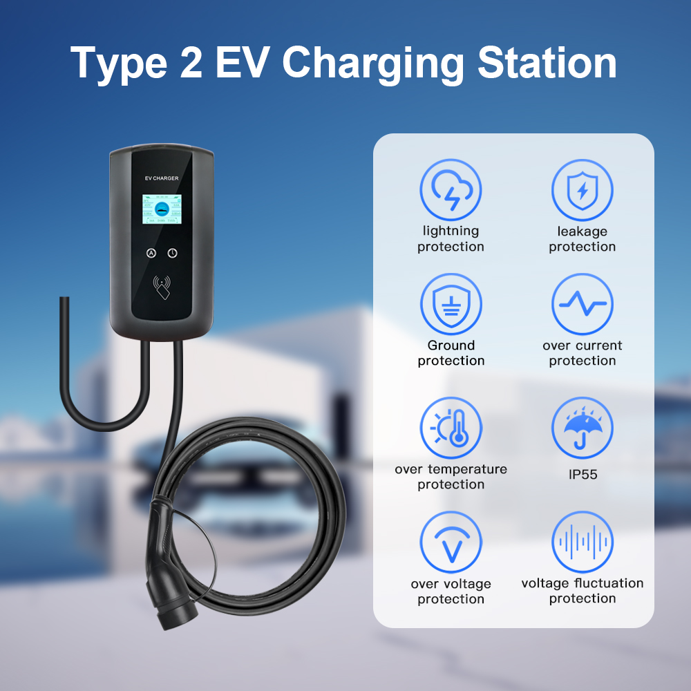 Kolanky 32A 7,2/22 кВт Зарядна – обзор и цена Ev Charging Cable