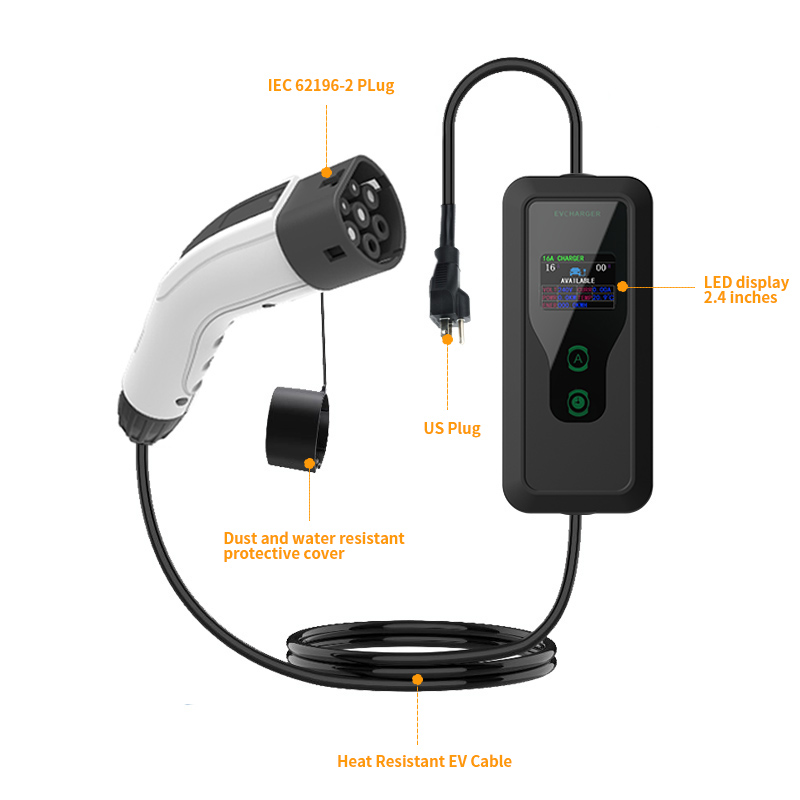 Портативное зарядное устройств – обзор и цена Portable Ev Charger