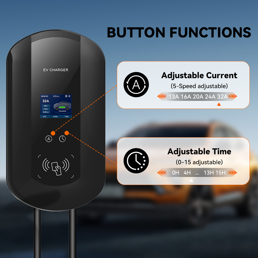 Зарядная станция IPENGEN 32A/4 – обзор и цена Ev Charging Cable